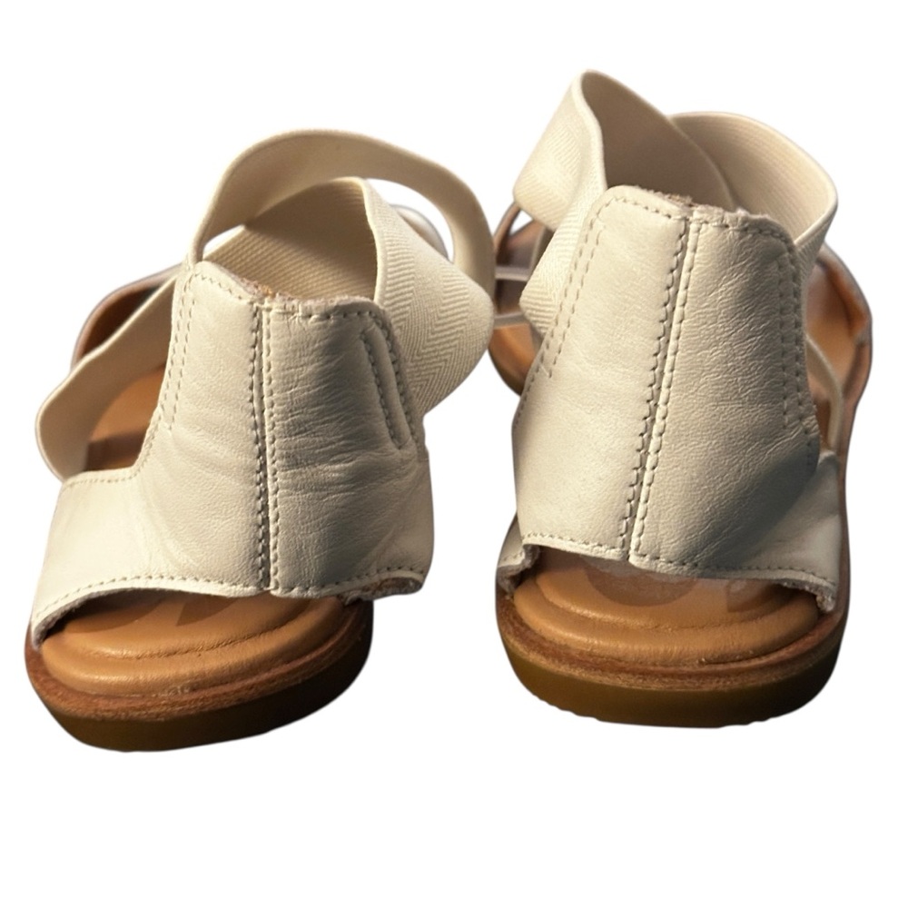 Sorel Ella Gladiator Sandals White size 7.5 EUC Leather Shoes - Picture 4 of 9